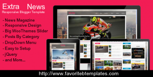 [Free Download] Extra News - Responsive Blogger Template