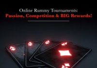 Online rummy tournaments